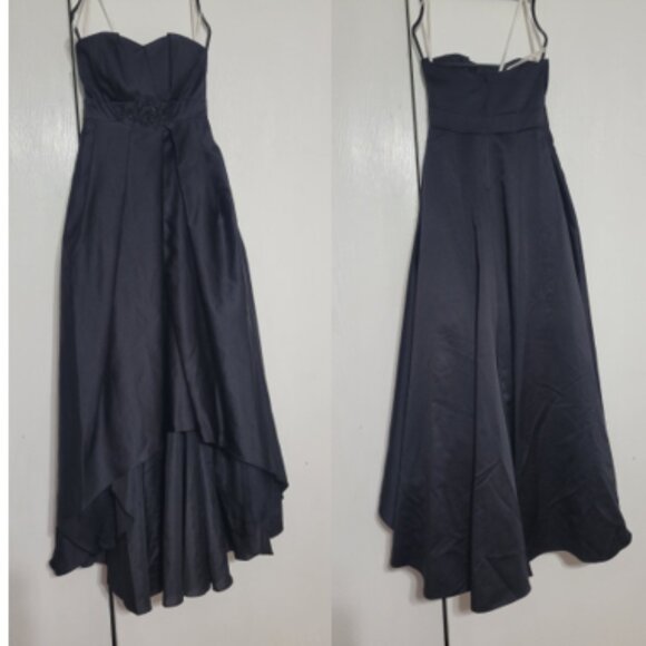 Prom Strapless Black Size 2 A-line Gown by David's Bridal - Picture 6 of 10